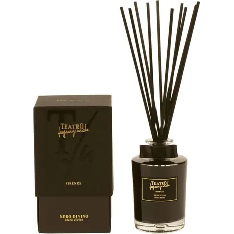 Αρωματικό χώρου με sticks Teatro Fragranze Uniche Black Divine 250ml